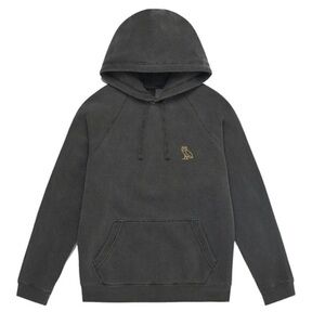 Ovo Garment Dye Hoodie Black